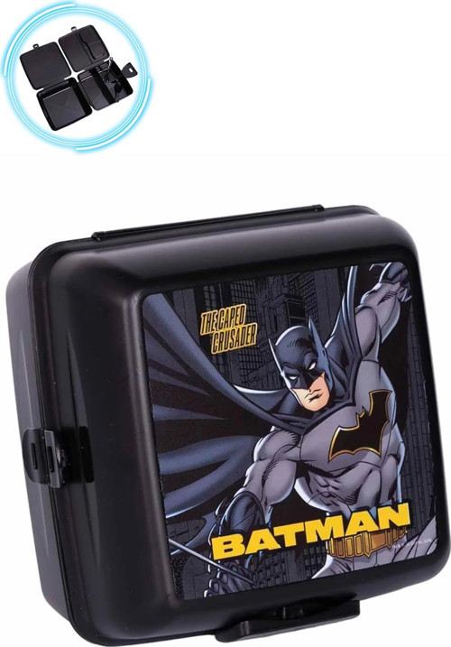 Siyah Caped Batman Beslenme Kabı - Batman Yemek Kabı, Batman Beslenme Kutusu