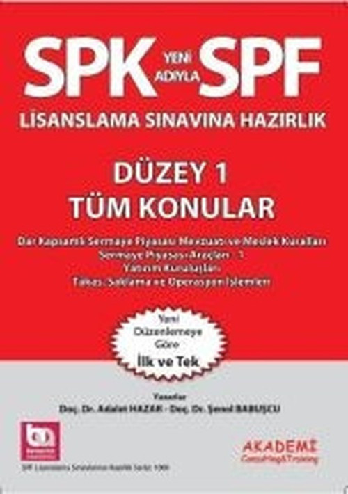 SPF Lisanslama Sınavlarına Hazırlık Düzey 1 Tüm Konular