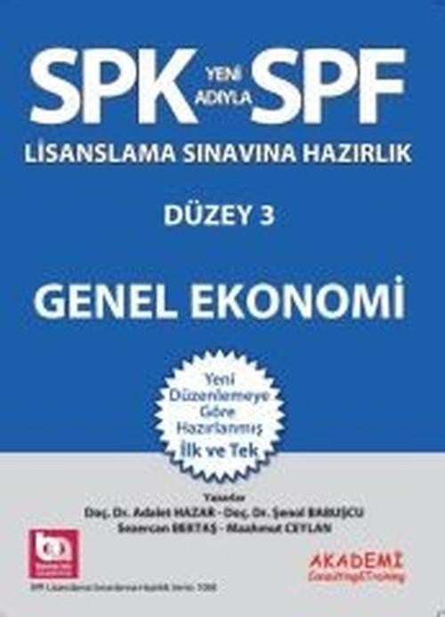 SPF Lisanslama Sınavlarına Hazırlık Düzey 3 Genel Ekonomi