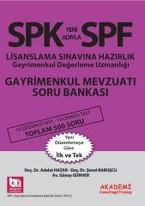 SPF Gayrimenkul Mevzuatı Soru Bankası