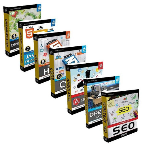 Yeni Nesil Web Tasarım Seti 7 Kitap Takım