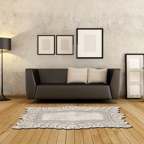 YILDIZ Lazer Kesim Kaymaz Taban Dijital Baskı Halı ST600161PU