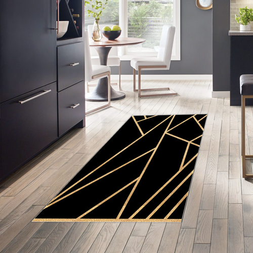 Kaymaz Taban Djt Mutfak Halısı Trend Modern 686M Gold