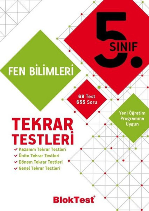 5.Sınıf Fen Bilimleri Tekrar Testleri