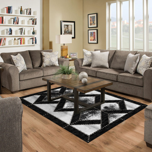 Kaymaz Taban Djt Salon Halısı Trend Modern 722 Kahve