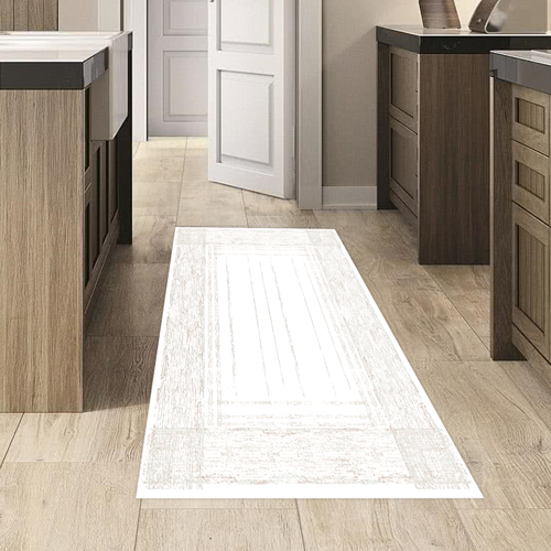 Kaymaz Taban Djt Mutfak Halısı Yıldız Deri Modern M5076