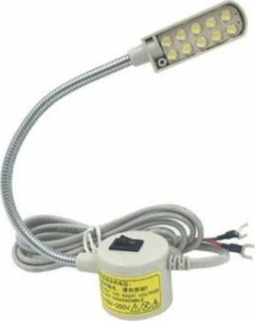 T Spiral Dikiş Makinesı Lambası Mıknatıslı 10 Ledli