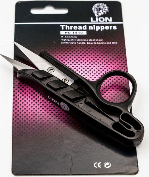 Lion 5120 Paslanmaz Çelik Ağızlı Tekstil Iplik Temizleme Makası Plastik Parmaklı