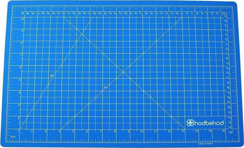 A1 Büyük Boy Mavi Çift Taraflı Kesim Tablası Cutting Mat 60X90Cm