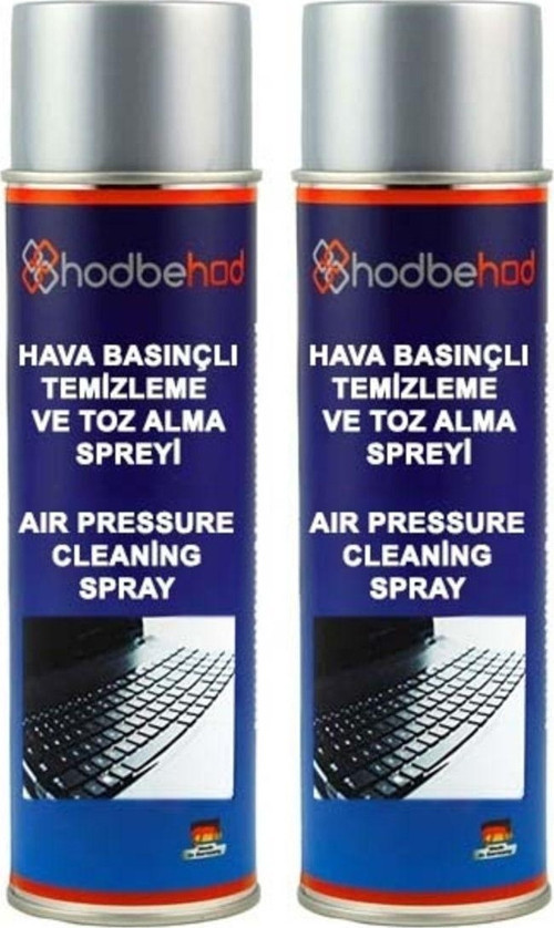 2X500 Ml Basınçlı Hava Spreyi Gas Duster Sprey Toz Alıcı Spray