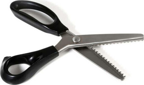 Surfile Terzi Makası Zig - Zag 25 Cm 15 Diş 3 Mm Diş Derinliği