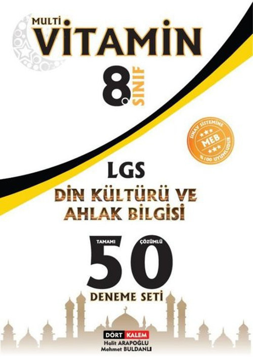 8.Sınıf Multivitamin LGS Din Kültürü ve Ahlak Bilgisi 50 Deneme Seti