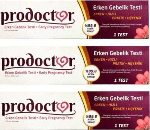 Erken Gebelik Testi 3 Adet