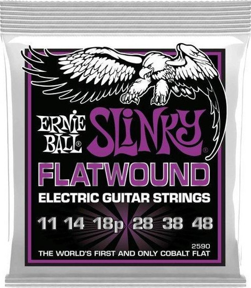 Power Slinky Flatwound Elektro Gitar Teli 11-48