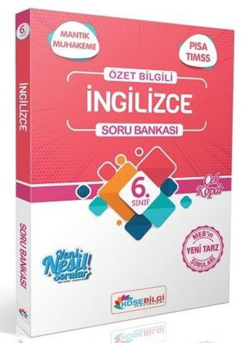 6. Sınıf İngilizce Özet Bilgili Soru Bankası