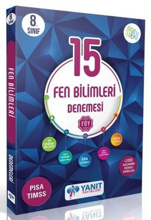 8. Sınıf Fen Bilimleri 15'li Branş Denemesi Yanıt Yayın
