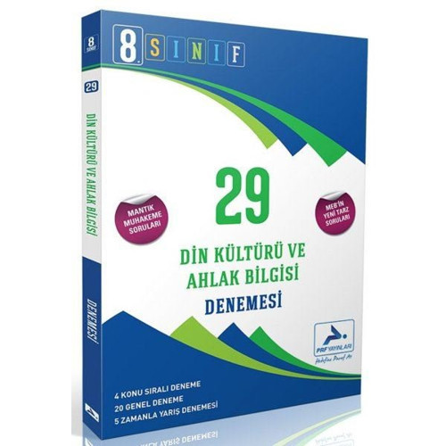 8. Sınıf Din Kültürü ve Ahlak Bilgisi 29 Deneme