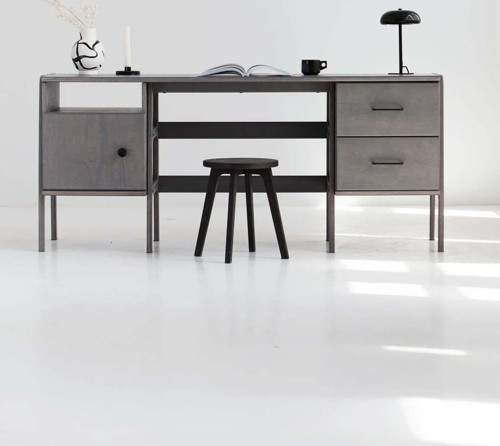 Terra Ahşap Çalışma Masası 180 x 60 Siyah Renk Cpt4640-180