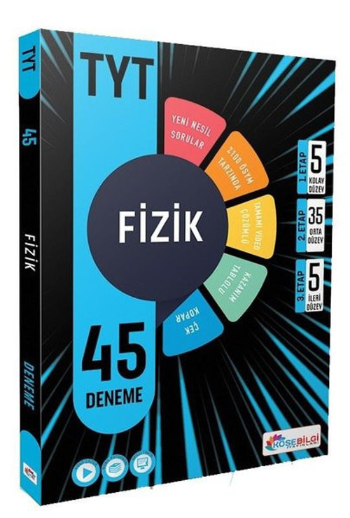 TYT Fizik Video Çözümlü 45 Branş Deneme