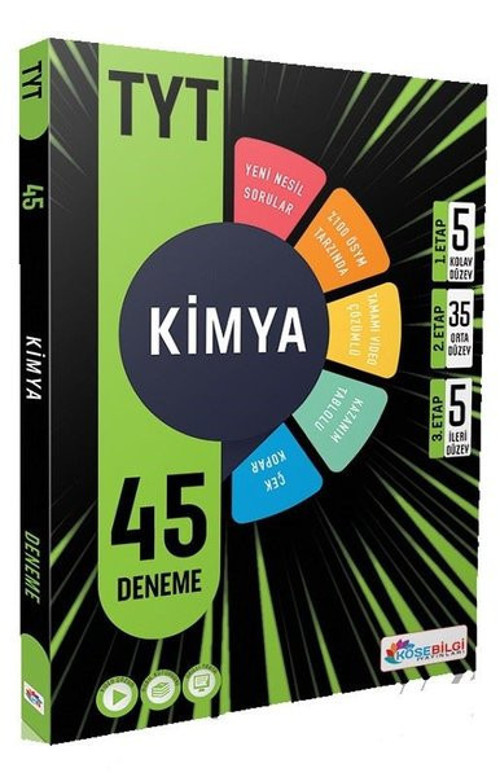 TYT Kimya Video Çözümlü 45 Branş Deneme