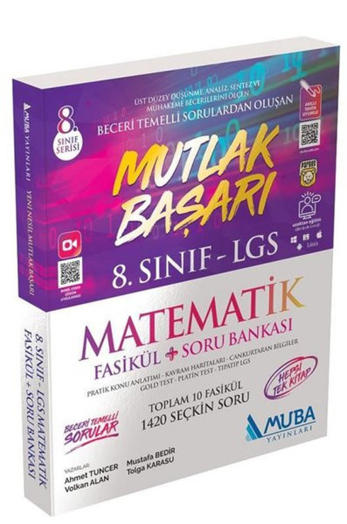 2022 8.Sınıf LGS Mutlak Başarı Matematik Fasikül + Soru Bankası