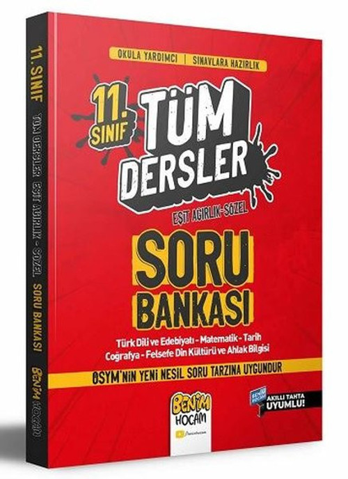 2022 11.Sınıf Eşit Ağırlık - Sözel Tüm Dersler Soru Bankası