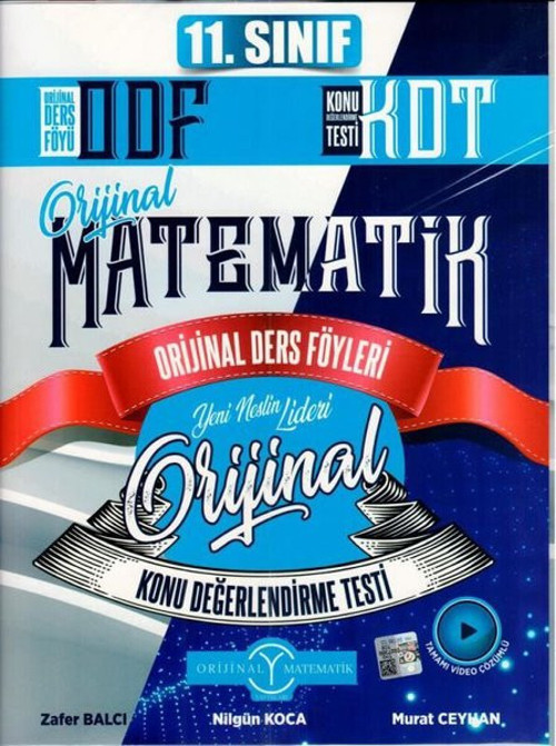 11.Sınıf Matematik ODF KDT Seti