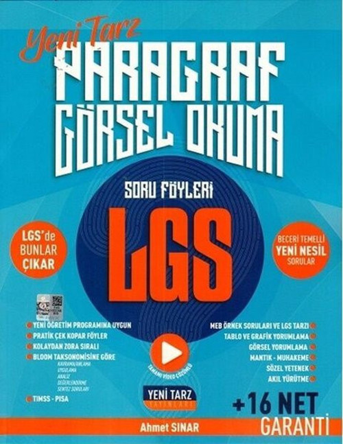 8.Sınıf LGS Paragraf Görsel Okuma Soru Föyleri