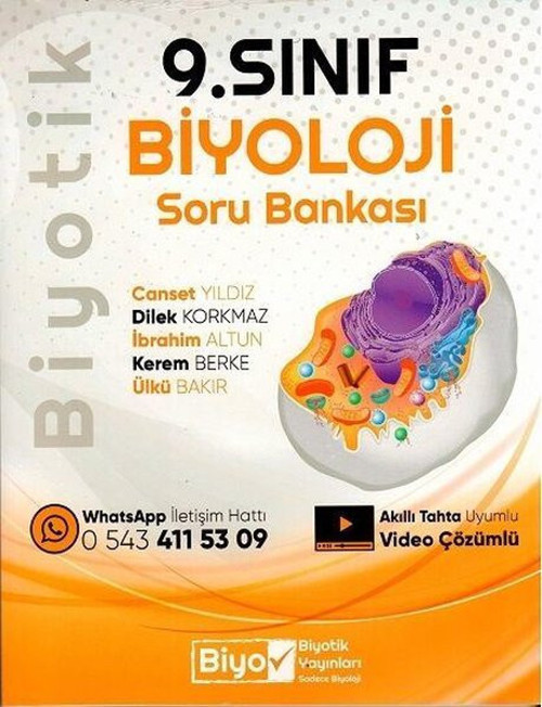 2022 9.Sınıf Biyoloji Soru Bankası