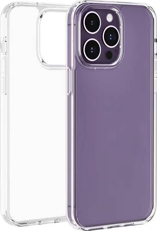 Apple iPhone 15 Pro Max Kılıf Nano Oleofobik Özellikli Sert Arka Yüzey Droga Kapak