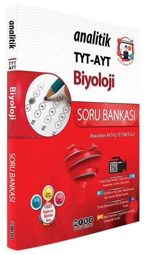 2022 TYT AYT Biyoloji Analitik Soru Bankası