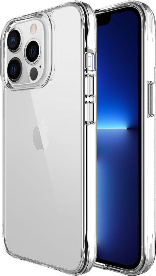 Apple iPhone 13 Pro Max Kılıf Zore Şeffaf Ultra İnce Airbag Tasarımlı Okka Kapak