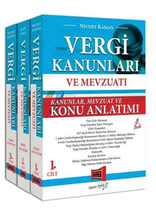 Vergi Kanunları Mevzuatı Seti-3 Kitap Takım