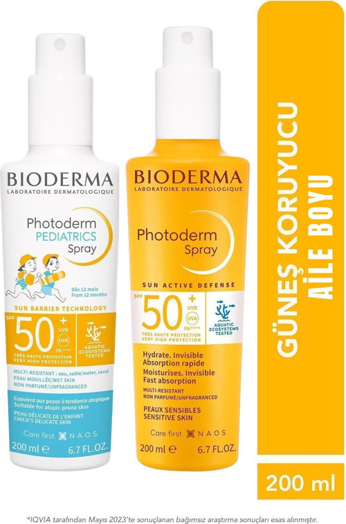 Photoderm Aile Boyu Sprey Güneş Kremi Paketi