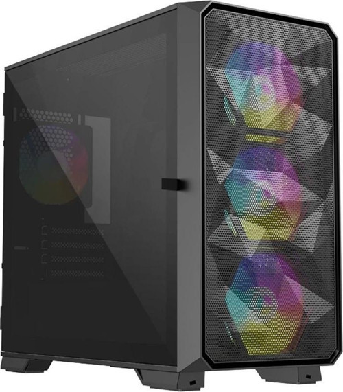 Diamond 4x ARGB Fan USB 3.0 Mesh Tempered Glass mATX Gaming Kasa
