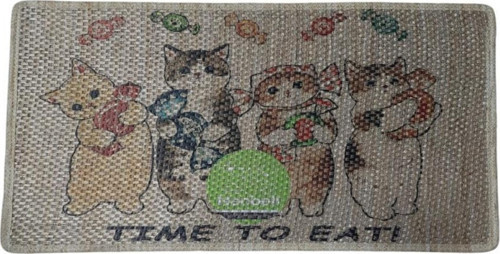 Jüt Halı Kedi Tırmalama 70X43 cm Desenli No:1