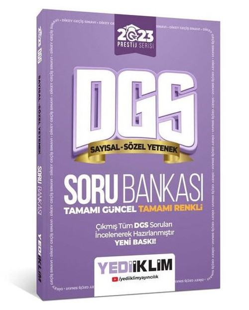 2023 Prestij Serisi DGS Sayısal - Sözel Yetenek Soru Bankası