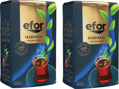 Harman Çayı 1 Kg 2Li Set- Dökme Siyah Çay Yumuşak Içim