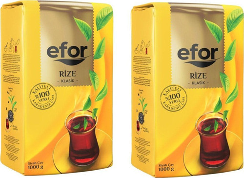 Klasik Rize Çay 1 Kg 2Li Set - Dökme Siyah Rize Çayı