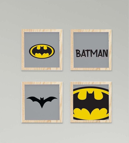 Çocuk Bebek Odası Tablo Batman Yarasa