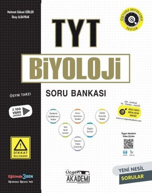 TYT Biyoloji Soru Bankası