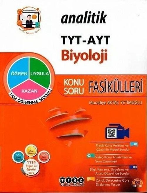 TYT AYT Analitik Biyoloji Konu Soru Fasikülleri