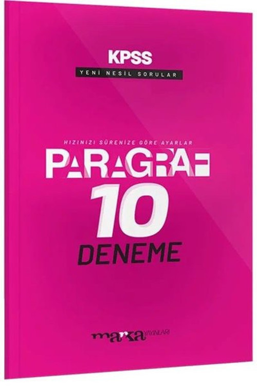 2025 KPSS - DGS - ALES Paragraf 10 Deneme Tamamı Video Çözümlü