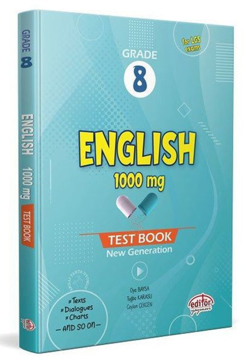 Grade 8 Englısh 1000 Mg Test Book