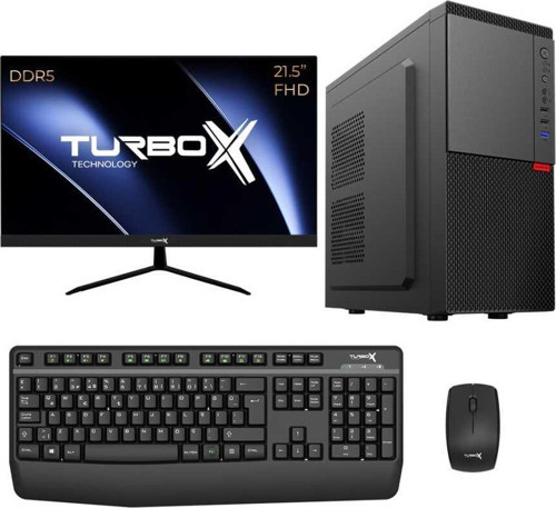 Tx5570 i5 14400 8GB DDR5 Ram 256GB M.2 NVMe SSD 21.5 inç FHD Masaüstü Ofis Bilgisayarı