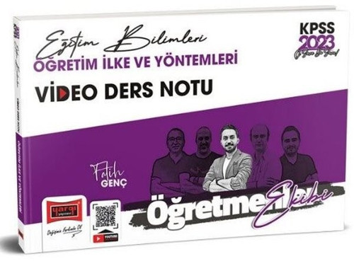 2023 KPSS Eğitim Bilimleri Öğretmenler Ekibi Öğretim İlke ve Yöntemleri Video Ders Notları