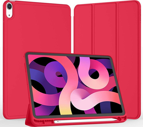 Apple iPad Air 4. Nesil 10.9 (2020) Kalemlikli Uyku Modlu Yatay Standlı Stromix Smart Kılıf A2316 A2324 A2325 A2072