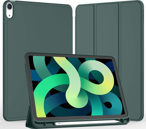 Apple iPad Air 4. Nesil 10.9 (2020) Kalemlikli Uyku Modlu Yatay Standlı Stromix Smart Kılıf A2316 A2324 A2325 A2072