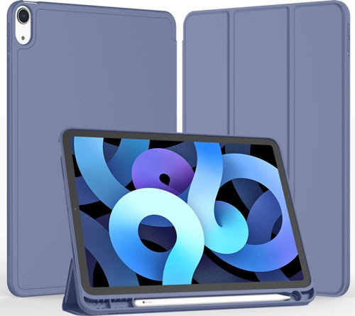 Apple iPad Air 4. Nesil 10.9 (2020) Kalemlikli Uyku Modlu Yatay Standlı Stromix Smart Kılıf A2316 A2324 A2325 A2072