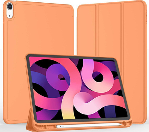 Apple iPad Air 4. Nesil 10.9 (2020) Kalemlikli Uyku Modlu Yatay Standlı Stromix Smart Kılıf A2316 A2324 A2325 A2072
